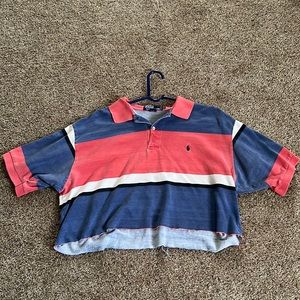 Ralph Lauren Polo T-shirt with Button Collar